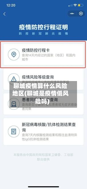 聊城疫情算什么风险地区(聊城是疫情低风险吗)