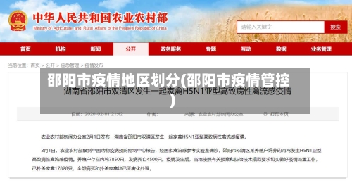 邵阳市疫情地区划分(邵阳市疫情管控)-第2张图片