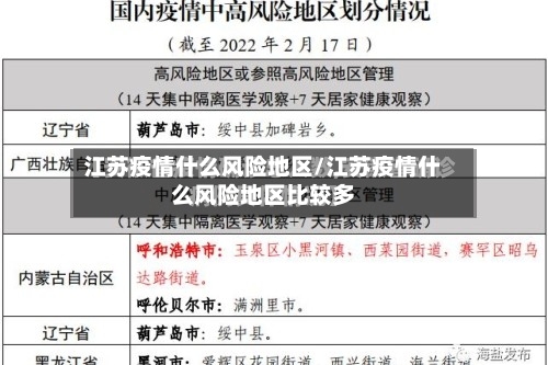 江苏疫情什么风险地区/江苏疫情什么风险地区比较多