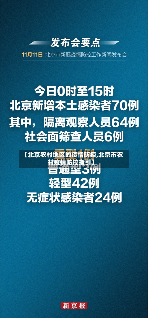 【北京农村地区的疫情防控,北京市农村疫情防控指引】-第2张图片